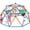 Blue & Orange, variant on GVDV 10FT Climbing Dome, Outdoor Rust-Resistant Climber Jungle Gym with Hammock for Kids, Easy Assembly, Supports 1000 lbs