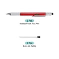 thumbnail image 3 of Unique Bargains 2pcs 6 in 1 Metal Multitool Tech Tool Pen Gifts for Men with Ballpoint Pen, Ruler, Screwdriver, Stylus, Refills, Red, 3 of 5
