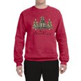 thumbnail image 2 of Wild Bobby Merry Christmas Gold Glitter Christmas Tree Design Unisex Sweater Crewneck Sweatshirt, 2 of 5