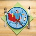thumbnail image 3 of AuroraX Heavy Duty Paper Plates Disposable Compostable 9 Inch Plates Set Soak-Proof Biodegradable 144 Pcs Microwave-Safe Father'S Day For Party, 3 of 5