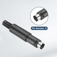 thumbnail image 4 of 8 Pcs S-Video DIN Mini Male Socket 6 Pin Signal Transmission Mini Din Plug Mini Din Connector(PS/2 Plug), 4 of 7