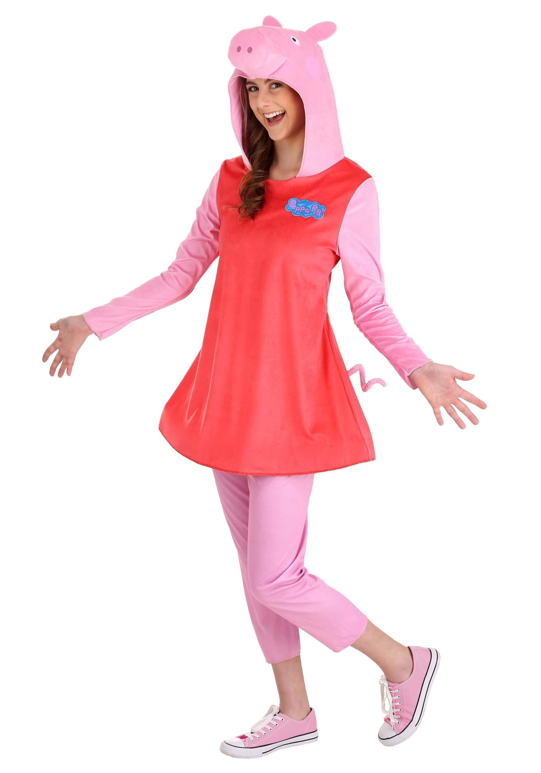 Peppa Pig Womens Adult Deluxe Costume - Walmart.com