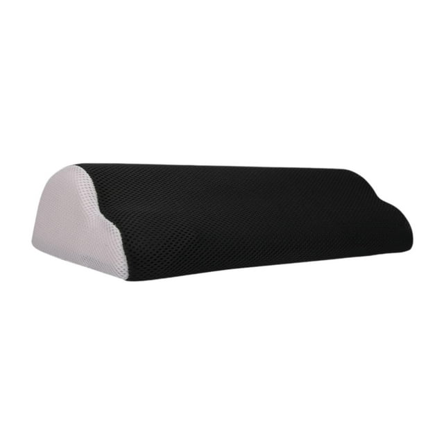 Reposapiés para debajo del escritorio, reposapiés debajo del escritorio, cojín ergonómico suave para las piernas Negro