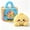 Yellow, variant on Mystery Dumpling Plush Toy - Soft Squeezable Stuffed Bao Toy with Embroidered Face, Dumpling Stuffed Animals Stuffed Toys Cute Food Plushie for Office Desk Decor Stress Relief Gift - Pink