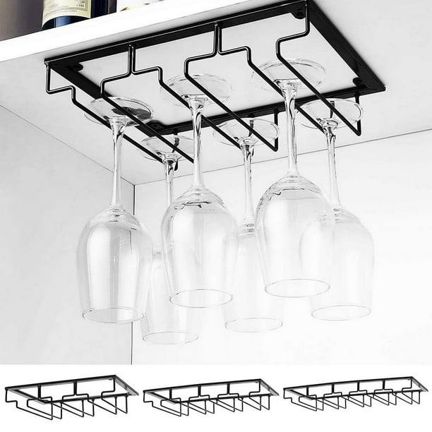 Hang wine glasses upside down sale