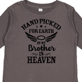 thumbnail image 4 of Inktastic Handpicked for Earth By My Brother in Heaven Angel Wings Boys or Girls Long Sleeve Toddler T-Shirt, 4 of 5