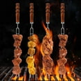 thumbnail image 3 of Grill Fork, Non-Slip Handle Grill Utensils, Home For Beef BBQ Barbecue Mutton, 3 of 8