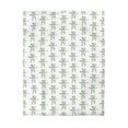 thumbnail image 1 of Microfiber Duvet Cover - Green Vintage Zoo Toile Mini Teddy Bears, 1 of 7