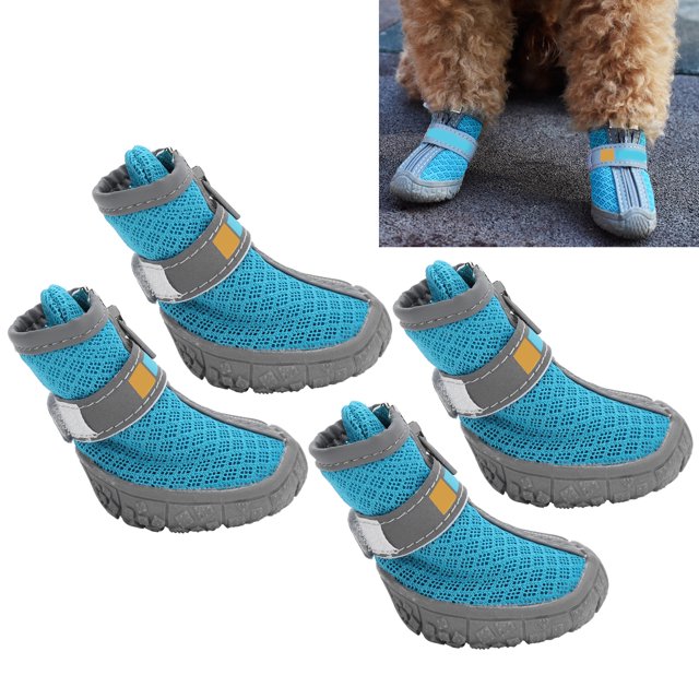 Dog Shoes Lightweight Outdoor Breathable High Elasticity Adjustable Non-Slip Boots Pet Accessory For Small Puppy Dogs