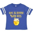 thumbnail image 3 of Inktastic Life's Better With Bees 2 Boys or Girls Toddler T-Shirt, 3 of 5