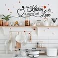 thumbnail image 5 of Wall Stickers English Slogan Kitchen Porch Wall Decoration Wall Stickers,Black Home Wall Stickers, 5 of 6