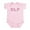 Petal Pink, variant on - Daddy's Little Princess Infant Creeper - Baby Light Bodysuit, Size Newborn - 24 Months
