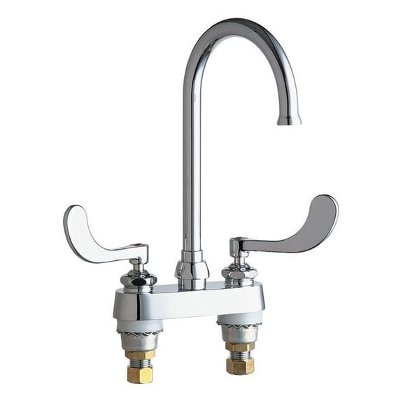 Chicago Faucet Gooseneck,Chrome,Chicago Faucets,895 895-317GN2FCAB