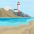 thumbnail image 2 of Haase, Andrea 15x15 Black Modern Framed Museum Art Print Titled - East End Lighthouse, 2 of 4