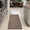 Brown, variant on Nourison Easy Care 8' x Round Cream Modern Rug