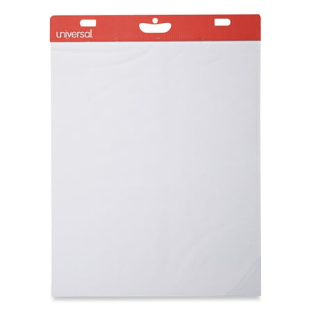Universal Self-Stick Easel Pad, Unruled, 25 x 30, White, 30 Sheets, 2/Carton