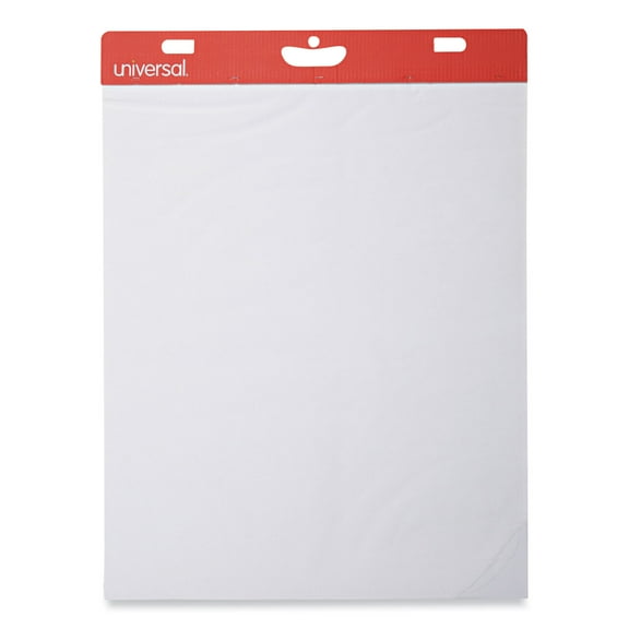 Universal Self-Stick Easel Pad, Unruled, 25 x 30, White, 30 Sheets, 2/Carton