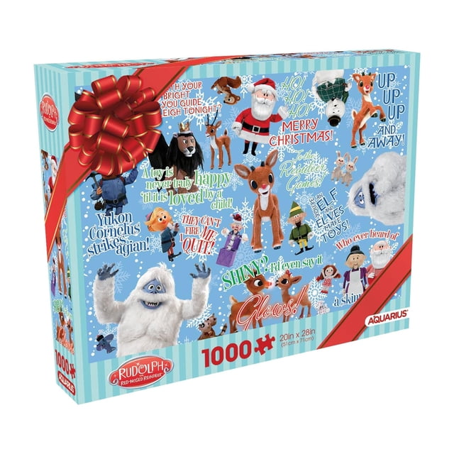 Puzle AQUARIUS Rudolph, el reno de nariz roja, 1000 piezas