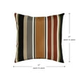 thumbnail image 6 of Greendale Home Fashions 17'' x 17'' Reversible Outdoor Throw Pillow, Set of 2, Brick Stripe, 6 of 6