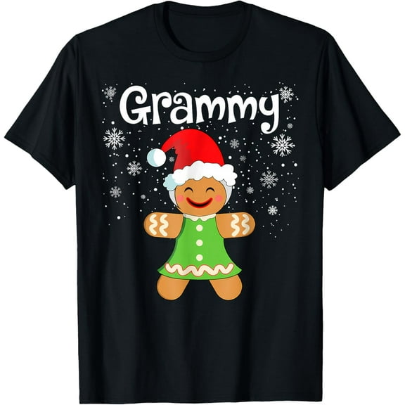 Grammy Gingerbread Family Matching Christmas Women T-Shirt Shirts