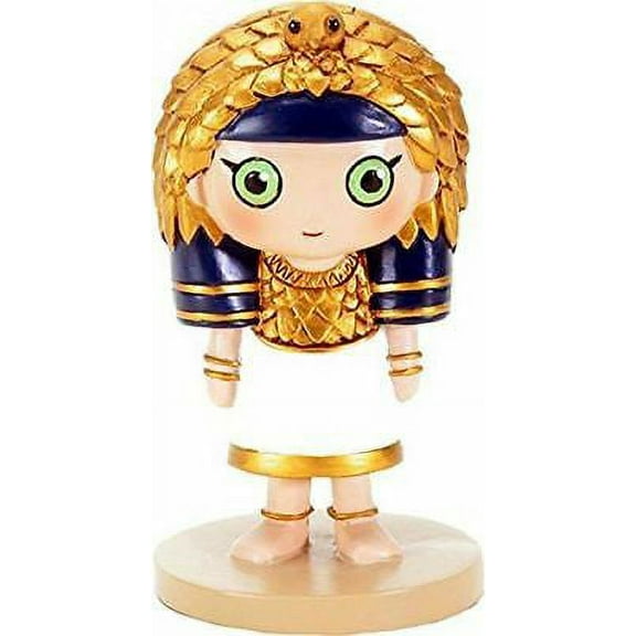 Ebros 3.5 Green Eyed Weegyptians - Cleopatra with Copper Colored Headpiece