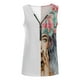thumbnail image 4 of Camiseta sin mangas con cuello en V y cremallera para mujer Pompotops  lopia997866, 4 of 5