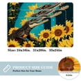 thumbnail image 2 of Sunflower Non-Slip Polyester Outdoor Carpet Bath Rug Door Mat - Machine Washable, 2 of 6