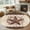 brown, variant on Texas Star Vintage 3ft Area Rug, Brown Retro Art Red Berry Farmhouse Washable Non-Slip Small Round Rugs for Entryway Bedroom Kitchen, Soft Circle Carpet for Dining Room, Playroom Nursery Rug