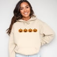 thumbnail image 2 of Four Pumpkins - Women's Graphic Hoodie, 2 of 15