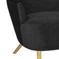 thumbnail image 4 of Julia Black Velvet Wingback Chair, 4 of 7