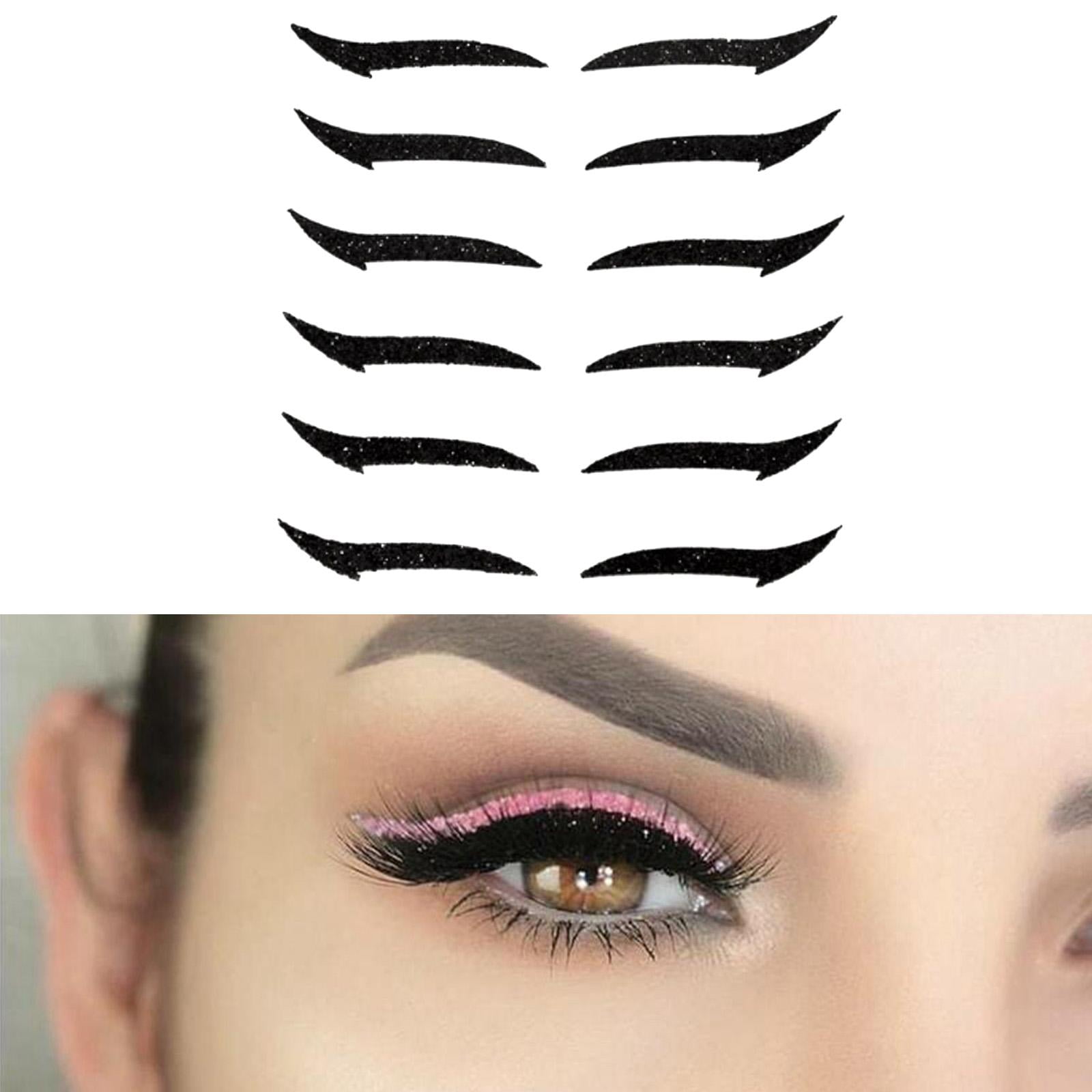 1pc European & American Style Makeup Tool Eyeliner Helper Pe Tape With Hole  Translucent Non-woven Fabric Double Eyelid Stickers