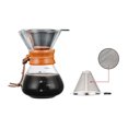thumbnail image 3 of Cafetière en Verre borosilicate Haute (avec Filtre en Acier Inoxydable), 3 of 7