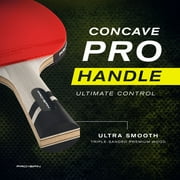 PRO-SPIN Ping Pong Paddle with Carbon Fiber, Performance-Level Table Tennis Racket, Shakehand Grip