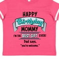thumbnail image 4 of Inktastic Happy Birthday, Mommy I'm the Best Ever in Blue Boys or Girls Toddler T-Shirt, 4 of 5