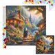 thumbnail image 1 of 5D DIY Taladro Parcial AB Diamante Pintura Casa Kit Arte 45x45cm, 1 of 9
