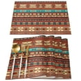 thumbnail image 2 of 2024 Placemat Bohemian Geometric Art for Dining Table Tableware Mats 4/6pcs Kitchen Dish Mat Pad Counter Top Mat Home ration, 2 of 7