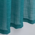 thumbnail image 4 of 3 Piece Linen Semi Sheer Kitchen Window Treatment Curtain Tiers and Valance Set, 4 of 7