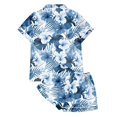 thumbnail image 5 of GHSOHS Sleepwear Pajamas for Women Set Girls Pajamas Home Clothes Short Sleeved Silk Like Pajamas Womens Summer Multicolor Suit 2 Piece Outfits Nightwear Pj Lounge Sets Two Piece Shorts Outfits Set, 5 of 5