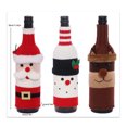 thumbnail image 4 of Naiovety Navidad Santa Claus botella de vino cubierta alce tejido manga Universal ropa elástica decoración de Navidad decoraciones de de Kits de decoración para fiestas Alce, 4 of 6
