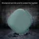 thumbnail image 4 of Funda protectora para auriculares de silicona suave antiarañazos compatible con Bluetooth para Samsung Galaxy Buds 2/Live/Pro, verde oscuro, 4 of 5