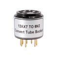 thumbnail image 1 of 1PC Tube Socket Adapter ECC83 12AX7 to 6N2 Converter Vintage Audio, 1 of 5