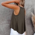 thumbnail image 6 of Yigetop Women's Tees and Tanks Womens Tank Tops 2026 Spring Summer Vacation Outfits Basic Tee Loose Fit Summer Tops for Women Grey L, 6 of 6