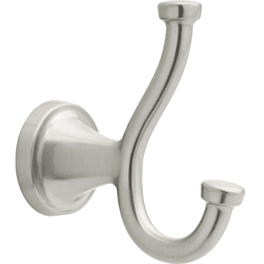 Delta LRK35-BN Larkin Bath Towel & Robe Hook Satin Nickel Finish