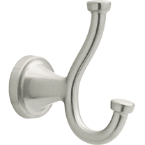 Delta LRK35-BN Larkin Bath Towel & Robe Hook Satin Nickel Finish