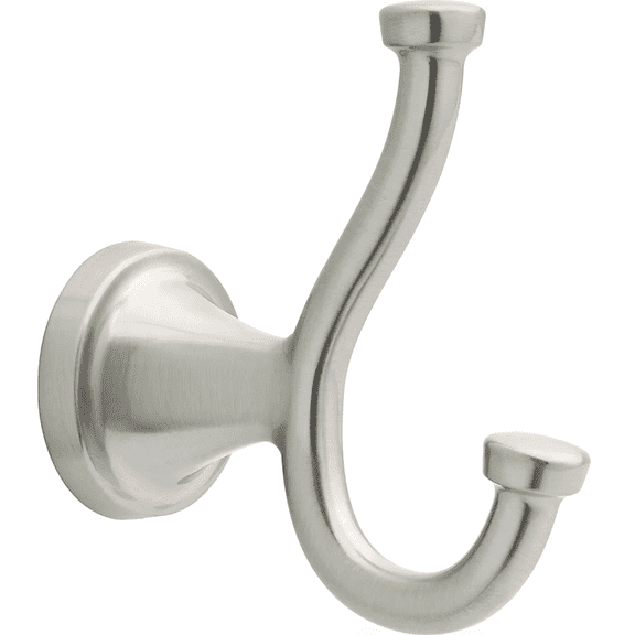 Delta LRK35-BN Larkin Bath Towel & Robe Hook Satin Nickel Finish