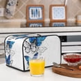 thumbnail image 6 of Zufioo Blue Flying Butterflies Universal Four Slice Toaster Cover,Quilted Toaster Appliance Dust-proof Cover For Kitchen Small Appliance(Cover only), 6 of 7