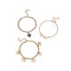 thumbnail image 5 of Guardurnaity 3 piezas de tobilleras de moda, joyería para pies, sandalias, decoraciones descalzas, accesorios para mujeres, pulseras de tobillo a Type1 NO1, 5 of 6