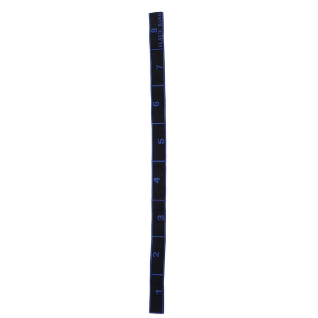 Banda de resistencia para yoga, baile latino, correa de tracción, cinturón elástico para ejercicios de fitness, banda de estiramiento, número azul