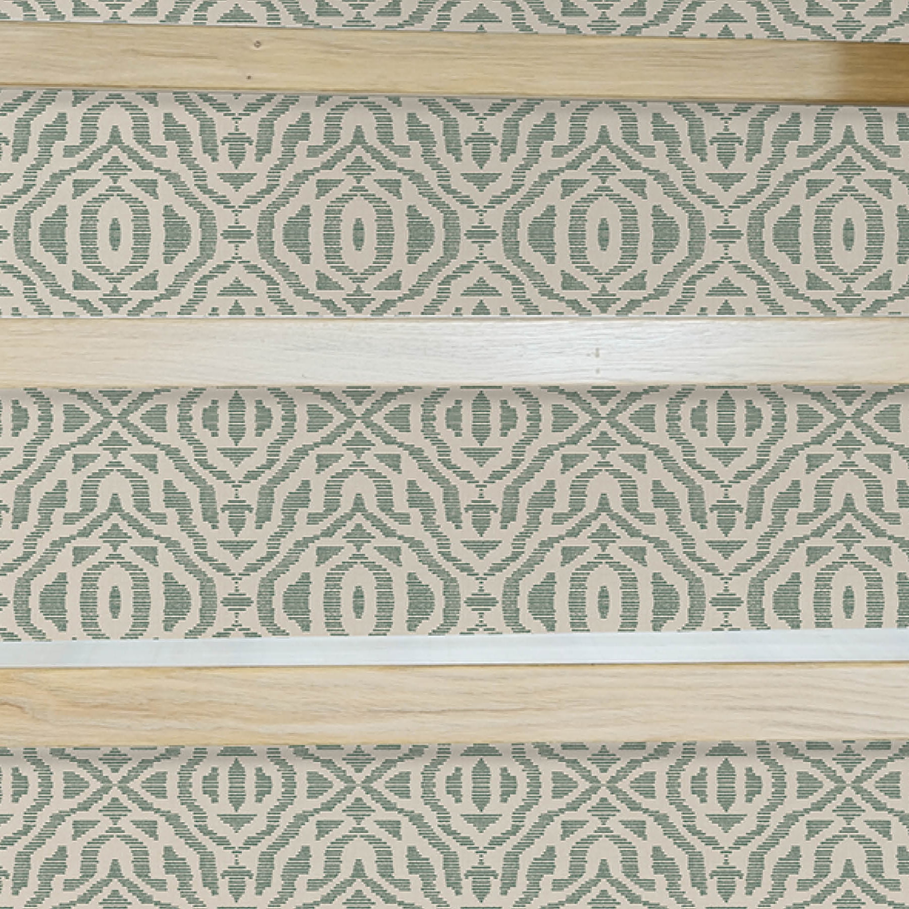 Mainstays Green Ikat Peel and Stick Wallpaper 30.75 Sq. ft, 1 Count