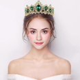 thumbnail image 4 of Women Luxurious Crystal Rhinestone Bridal Crown Princess Headpieces Girls Tiara Accessory With Comb, 4 of 4